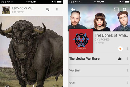 Google Play Музыка вышла для iPhone и iPad